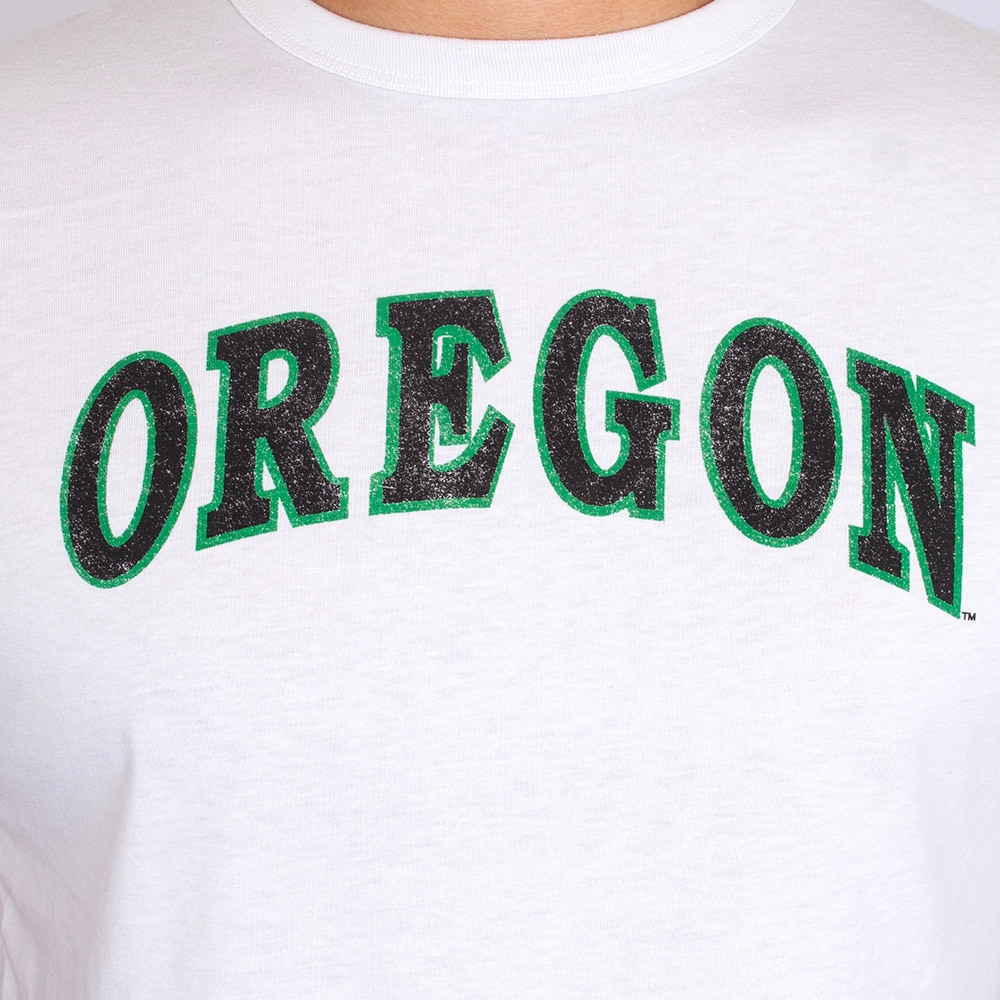 Arched Oregon, League, Brown, Crew Neck, Tri-blend, Men, Unisex, Victory Falls, T-Shirt, 838053